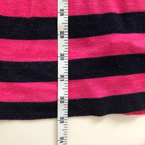 PINKBLUSH sz S Pink Black Striped Tank Pocket Dress - Picture 15 of 16